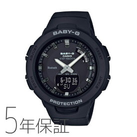 BABY-G baby-g ベビージー BSA-B100-1AJF カシオ CASIO G-SQUAD スマホ連携機能 モバイルリンク オールブラック レディース 腕時計