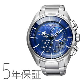 エコドライブ Bluetooth BZ1040-50L シチズン CITIZEN スマートウォッチ チタンバンド クロノグラフ 青 ブルー エコ・ドライブ メンズ 腕時計