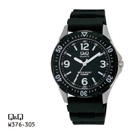 シチズン Q&Q ステンレスモデル アナログ 腕時計 メンズ W376-305 チプシチ お取り寄せ 全国送料無料 ネコポス限定