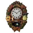 リズム時計 掛け時計 キャラクター時計 トトロM429 4MJ429-M06