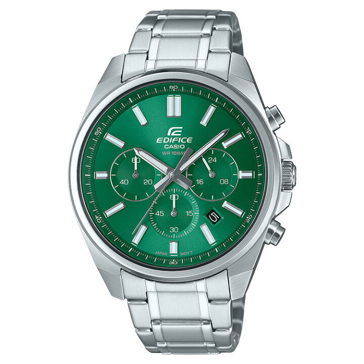 楽天市場】エディフィス EDIFICE クロノグラフ ブラック ステンレス 