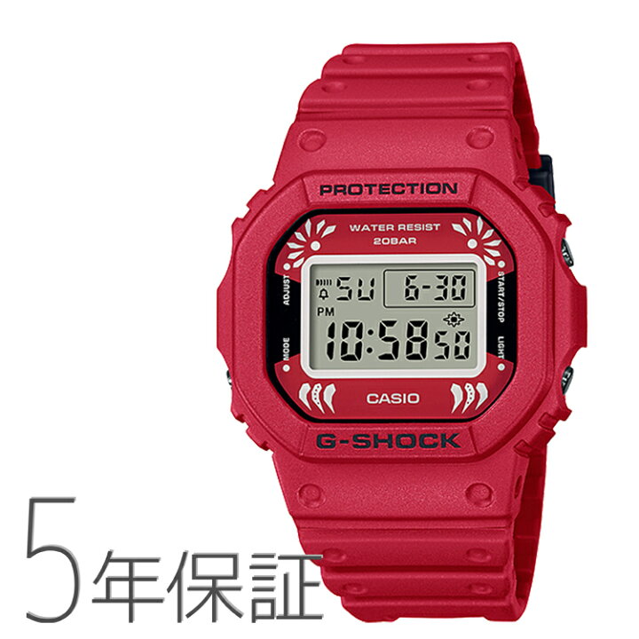 楽天市場】G-SHOCK Gショック 達磨 限定モデル DW-5600DA-4JR CASIO 