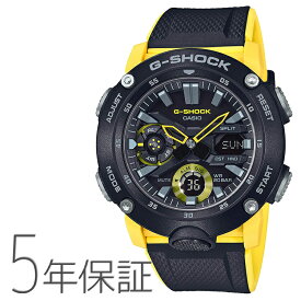 G-SHOCK g-shock Gショック GA-2000-1A9JF カシオ CASIO カーボンコアガードバンド イエロー メンズ 腕時計