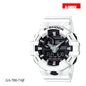 カシオ CASIO G-SHOCK gショック Gショック デジタル アナログ メンズ 腕時計 白 GA-700-7AJF
