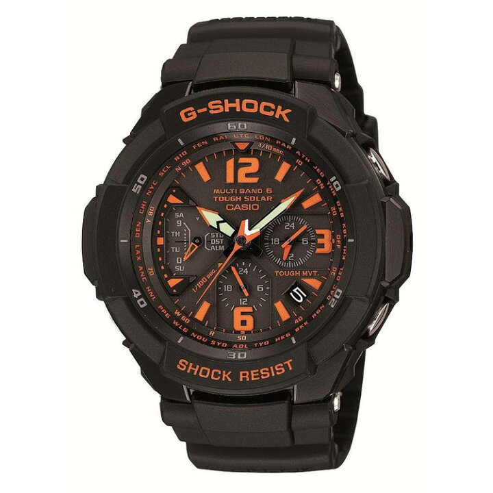 楽天市場】G-SHOCK スカイコックピット 電波 ソーラー ブラック GW  