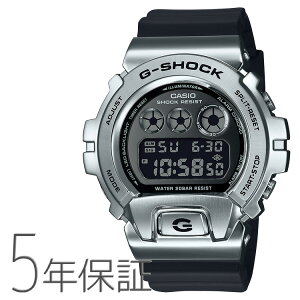 G-SHOCK gショック メタルベゼル デジタル ラウンド 三つ目 ブラック ペアモデル GM-6900U-1JF CASIO カシオ 腕時計 メンズ 国内正規品