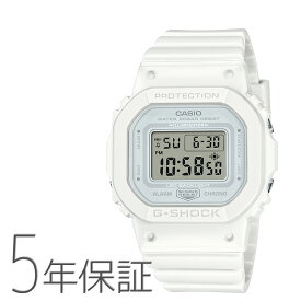 G-SHOCK Gショック WOMEN ワントーン デジタル ホワイト 小型 四角 GMD-S5600BA-7JF CASIO カシオ 腕時計 レディース