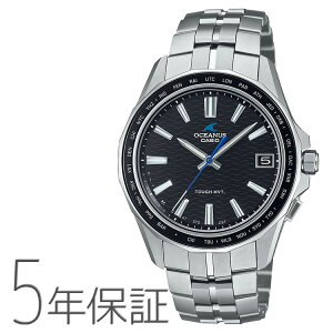 オシアナス OCEANUS Manta マンタ スマホ連携 電波ソーラー 日本製 チタン ブラック OCW-S400-1AJF CASIO カシオ 腕時計 メンズ
