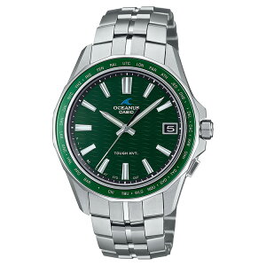 �I�V�A�i�X OCEANUS Manta �}���^ �X�}�z�A�g �d�g�\�[���[ ���{�� �`�^�� �O���[�� OCW-S400-3AJF CASIO �J�V�I �r���v �����Y