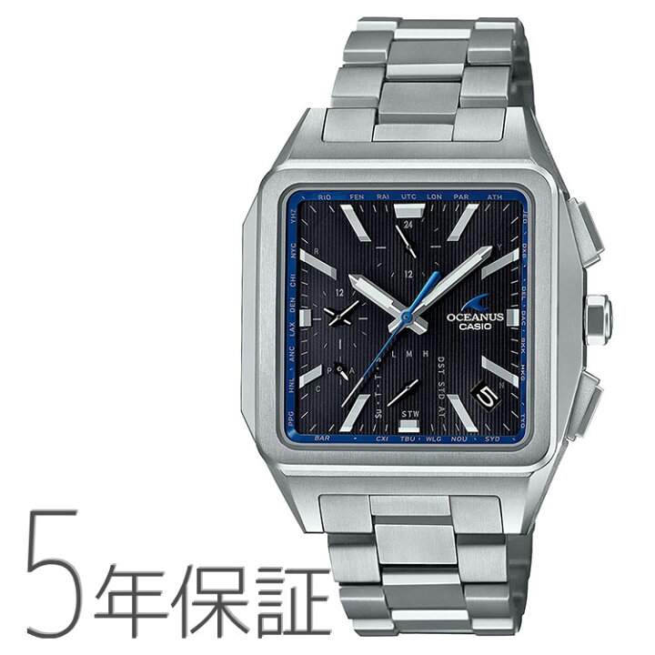 楽天市場 ４時間限定 最大3000円offクーポン 9 4 00 オシアナス Oceanus 角形ケース モバイルリンク 電波ソーラー チタンバンド Ocw T5000 1ajf Casio カシオ 腕時計 メンズ E Bloom