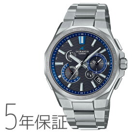 オシアナス OCEANUS クラシックライン 電波ソーラー チタンバンド 日本製 ブルー OCW-T6000-1AJF CASIO カシオ 腕時計 メンズ