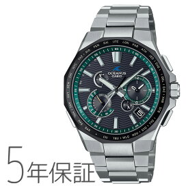 オシアナス OCEANUS クラシックライン 電波ソーラー チタンバンド 日本製 グリーン OCW-T6000A-1AJF CASIO カシオ 腕時計 メンズ