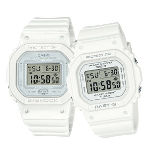 �y�A�E�H�b�` �y�A�Z�b�g G-SHOCK x BABY-G G�V���b�N �x�r�[G �J�V�I CASIO �z���C�g �f�W�^�� ���N�^���M�����[ GMD-S5600BA-7JF BGD-565U-7JF