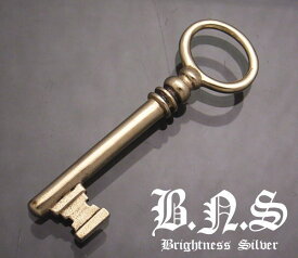 真鍮の鍵 ブラスアンティークキーペンダント3【neck-855-PB26】