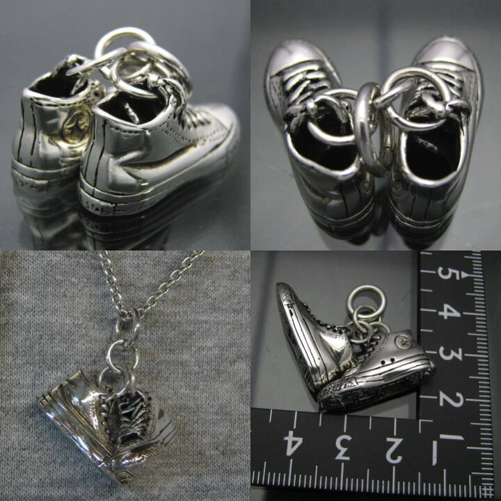 楽天市場】高品質 silver shoes シルバーバスケットシューズペンダント 