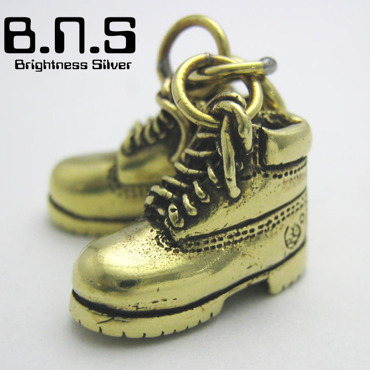 ワークブーツ×真鍮 brass 人気ショップが最安値挑戦 boots 注文後の変更キャンセル返品 ワークブーツペンダント ブラス 登山 真鍮 靴 アウトドア 6インチ