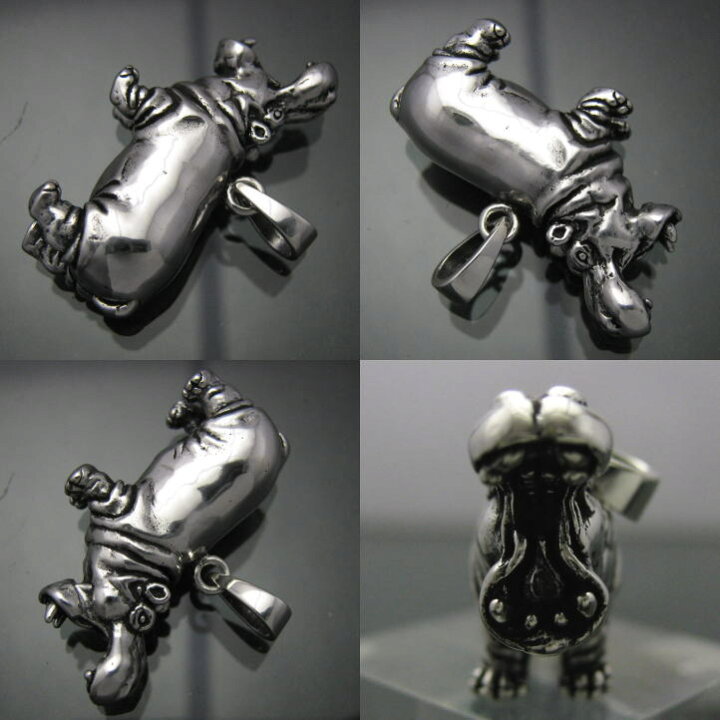楽天市場】銀の河馬 カバペンダント シルバー925 SV925 silver925 (か 