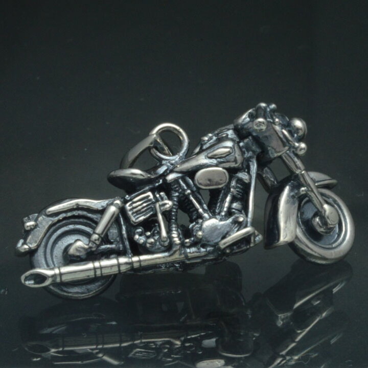 楽天市場】アメリカンバイクペンダント シルバー925 銀 (ライダー 