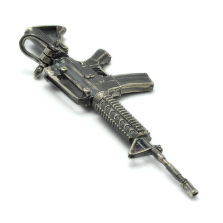 楽天市場】M4カービンペンダント 銀 シルバー925 Silver925 武器 拳銃  