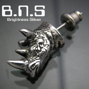 ��̍� �N���T�C�s�A�X �Е��̔� �V���o�[925�@(���낳���A���ҁADiceros bicornis�A����)svpias471-E76