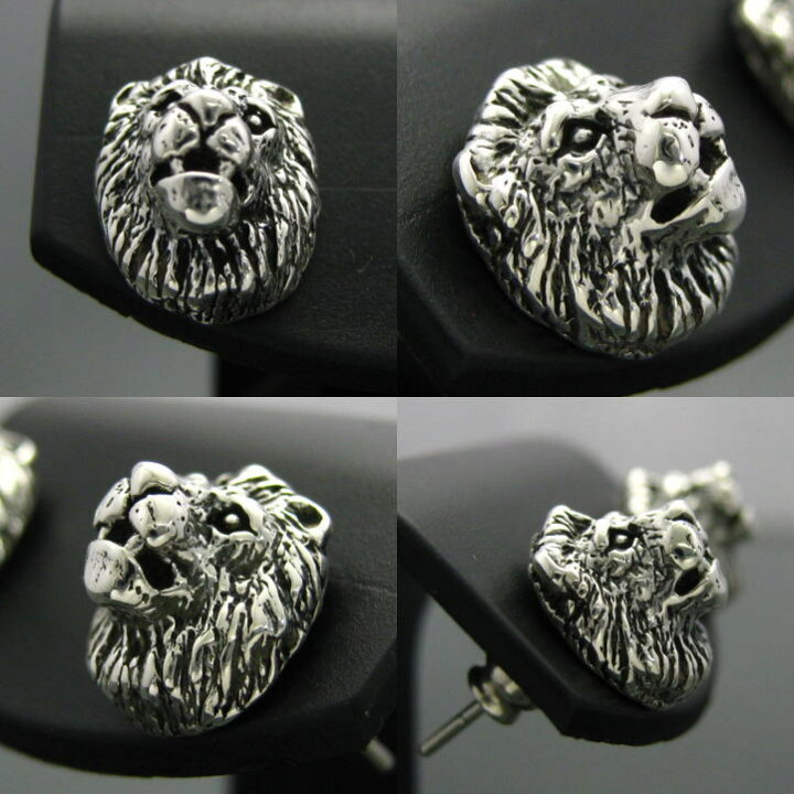 楽天市場】銀の獅子 ライオンピアス 片方販売 シルバー925 (Panthera  