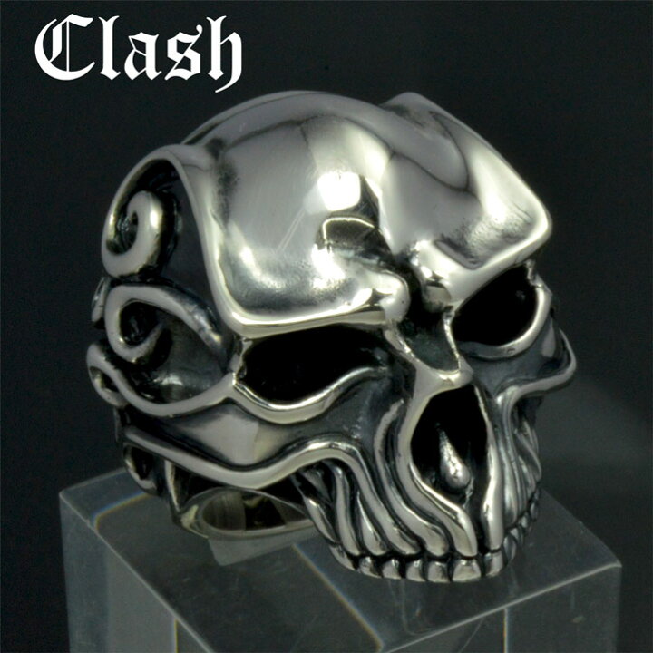 楽天市場】Clash スカルリング【骸01】 シルバー925 銀製 (skull ring 