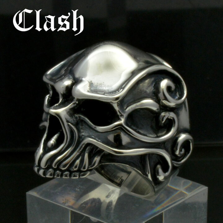 楽天市場】Clash スカルリング【骸01】 シルバー925 銀製 (skull ring 