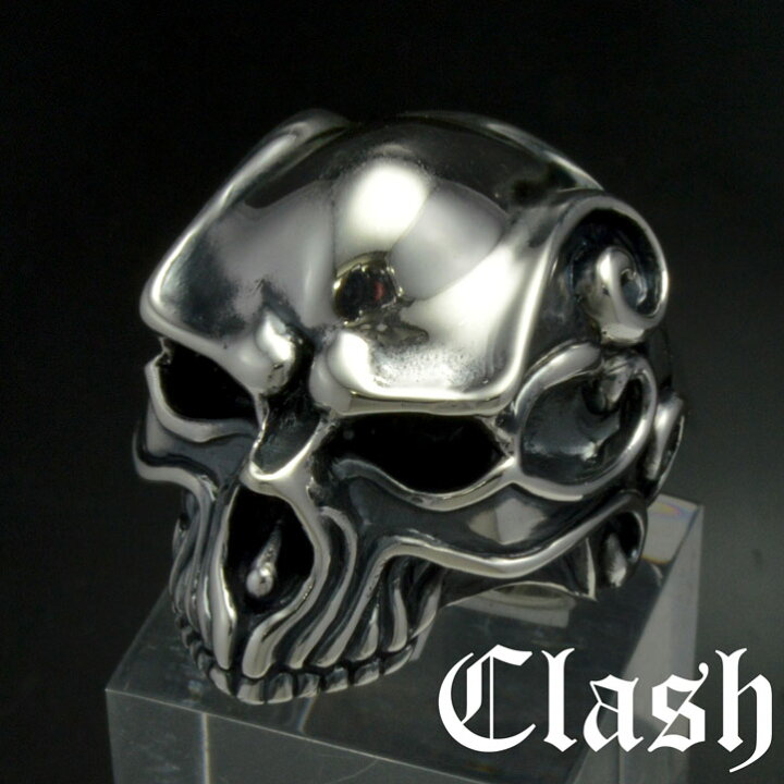 楽天市場】Clash スカルリング【骸01】 シルバー925 銀製 (skull ring 
