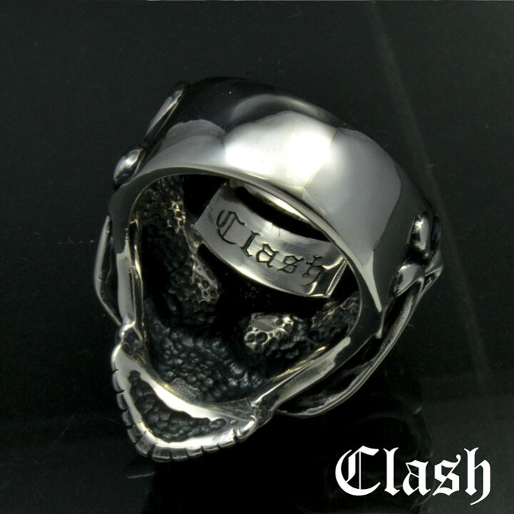 楽天市場】Clash スカルリング【骸01】 シルバー925 銀製 (skull ring 