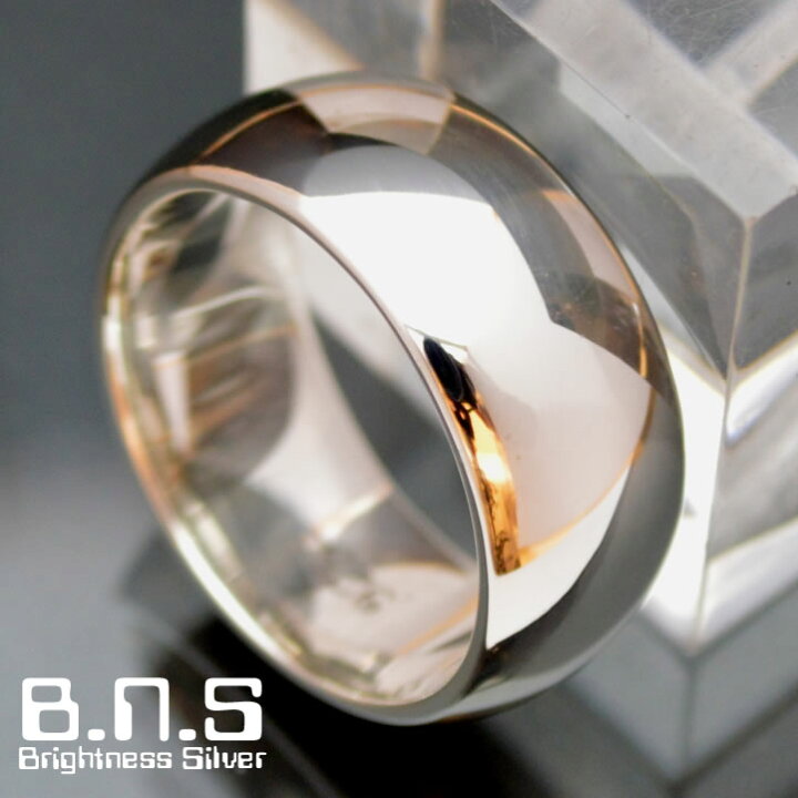 楽天市場】甲丸シルバーリング 10mm シルバー925 ペアリングにも最適 