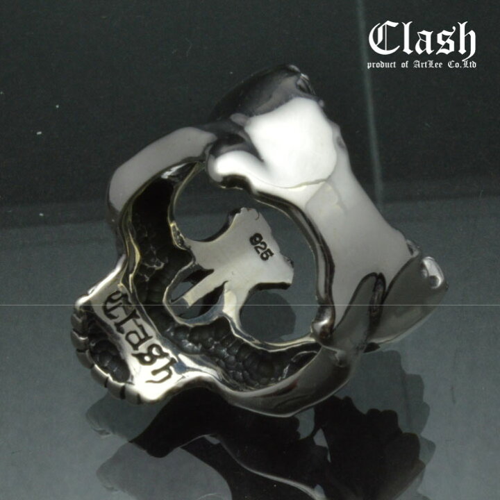 楽天市場】Clash ブロークンスカルリング シルバー925 (broken skull 