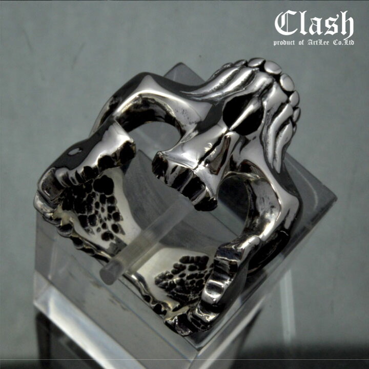 楽天市場】Clash ブロークンスカルリング シルバー925 (broken skull 
