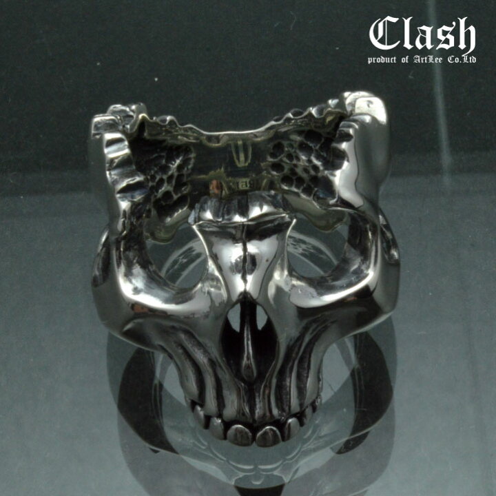楽天市場】Clash ブロークンスカルリング シルバー925 (broken skull