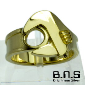 工具の指輪 ゴールドモンキーレンチリング 真ちゅう製 真鍮 ブラス brass スパナ　モンキースパナ