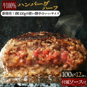 bonbori 究極のひき肉でつくる 牛100%ハンバーグ 無添加 1200g ( 1個100g 計12個 2個ずつ個包装 ) | ギフト 誕生日 ホワイトデー 各種 熨斗 カード 可 bonbori 送料無料