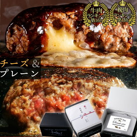 ぼんぼり 究極のひき肉で作る 牛100% ハンバーグ ステーキ 200g プレーン ＆ チーズ プラス | bonbori ぼんぼり ビーフハンバーグ モッツアレラ お取り寄せ 無添加 冷凍 ギフト 肉 牛 和牛 誕生日 内祝 祝い 子供の日 母の日 父の日 合格 入学 レトルト ソース 送料無料