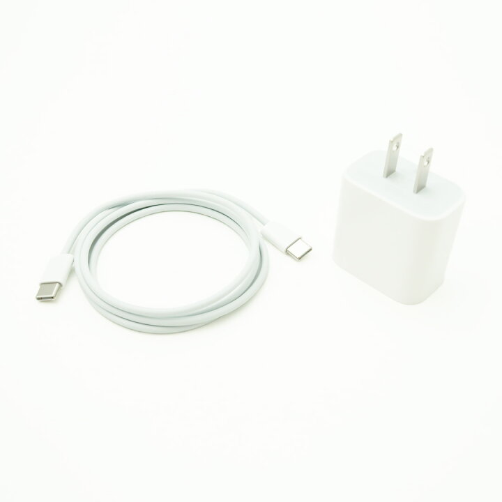 楽天市場】Apple純正 20W USB-C電源アダプタ + USB-C充電ケーブル (1m  