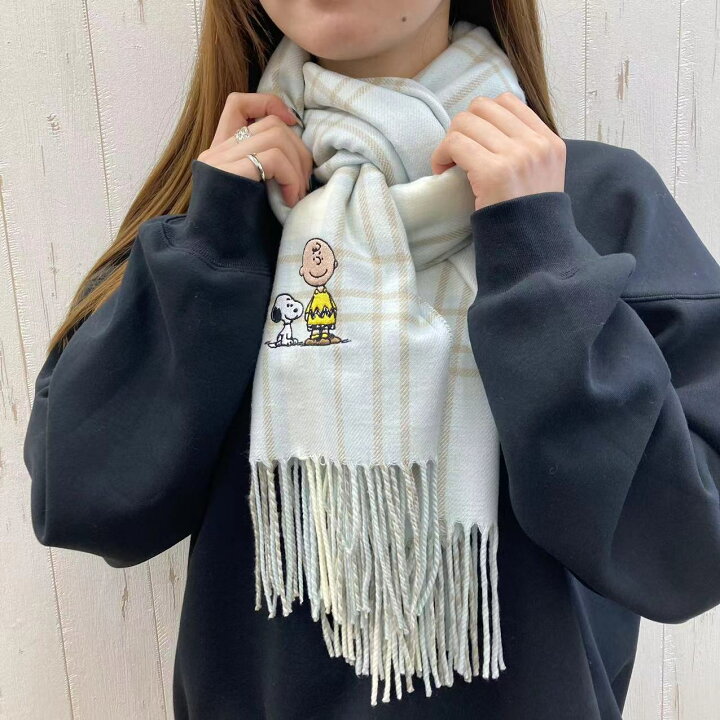 楽天市場】【数量限定】ストール 大判 秋冬 かわいい スヌーピー  