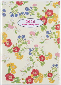 【2026年1月始まり】高橋手帳 2026ダイアリー(35)やさしい家計簿【a181226】 2026 令和8年 開きやすい 使いやすい 書きやすい 定番