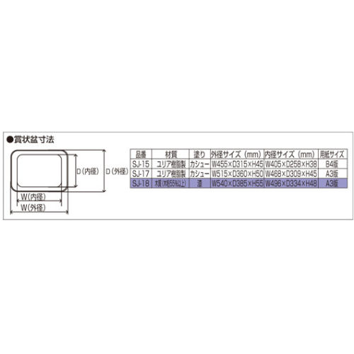楽天市場】オープン工業 セレモニーセット 賞状盆 SJ-18【4393536