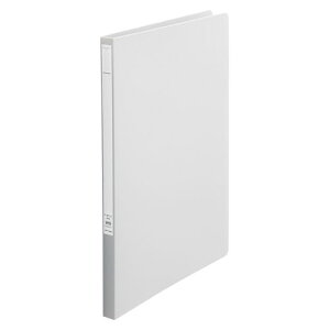 ◎リヒトラブ パンチレスファイルZ式 A4判タテ型・PP表紙(背巾15mm) F-347-12グレー【4155230】