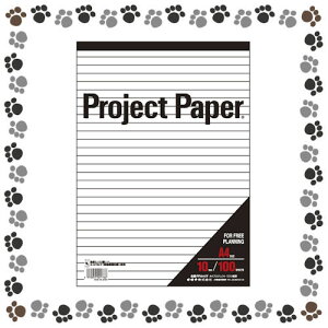 �I�L�i�@�v���W�F�N�g�y�[�p�[��A4��10mm���r�i5�����jPPA40Y�y1141471�z