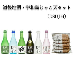 水口酒造(株) 道後地酒・宇和島じゃこ天セット(DSUJ-6) ギフト 贈り物 プレゼント 贈答品 母の日 父の日 愛媛お酒 贈答用 お中元 御中元 プレゼント 御祝