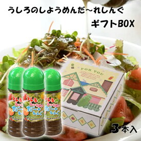 (有)うしろのしょうめんだあれ　うしろのしょうめんだ〜れしんぐ3本セット 愛媛 ドレッシング 調味料 レモン 玉ねぎ