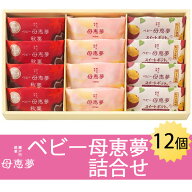 (株)母恵夢 ベビー母恵夢詰合せBP12-1 箱12個入 愛媛 定番 お土産 お菓子 銘菓 老舗 名店 高級 ギフト 贈…
