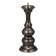 仏具 ローソク立 (京丸型) 4.4寸 総高さ14.5cm×底径5.2cm【送料無料】【お盆用品 仏具 お彼岸 仏壇用 高…