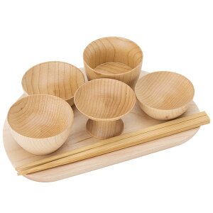 モダン仏膳(霊供膳) メープル無垢 5寸 巾16cm×膳高さ1.6cm 【送料無料】【お盆用品 仏具 お彼岸 お供え用 お膳 仏膳 椀 セット モダン仏具 家具調仏具 ミニ オシャレ シンプル 仏壇 仏壇用 お盆