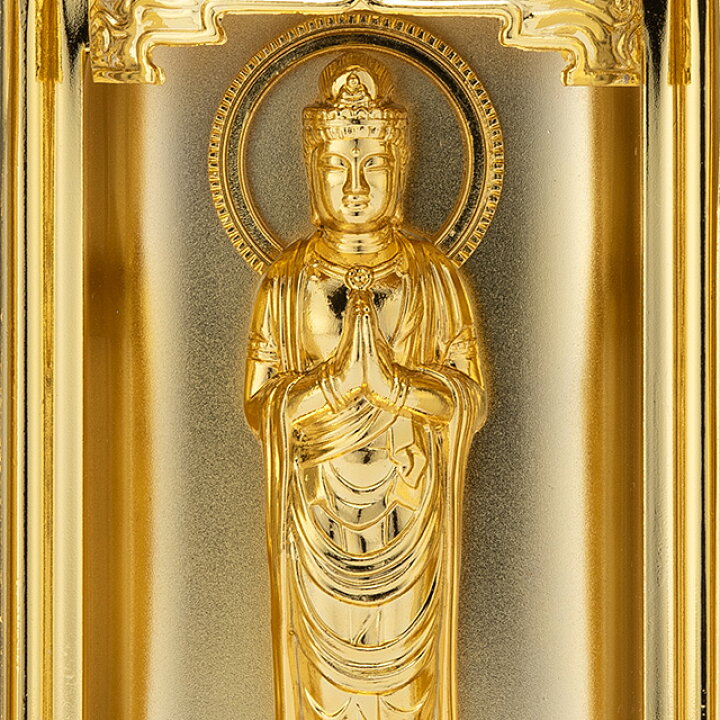 楽天市場】厨子付き聖観音菩薩 合金製 9.7cm【牧田秀雲作】 高さ9.7cm  