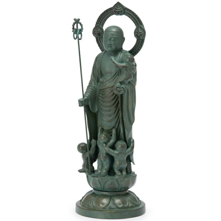 楽天市場】水子地蔵菩薩(子安地蔵菩薩) 合金製青銅色 15.5cm【牧田秀雲 