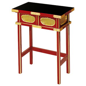 【寺院用仏具】固定式立焼香机 朱塗 2尺 巾60cm×高さ75cm【送料無料】【開梱設置無料】【お盆用品 仏具 お彼岸 寺院仏具 日本製 国産品】